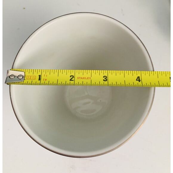 VintageCurrier & Ives The Old Homestead In Winter Ceramic Planter Pot Blue White - Picture 9 of 11